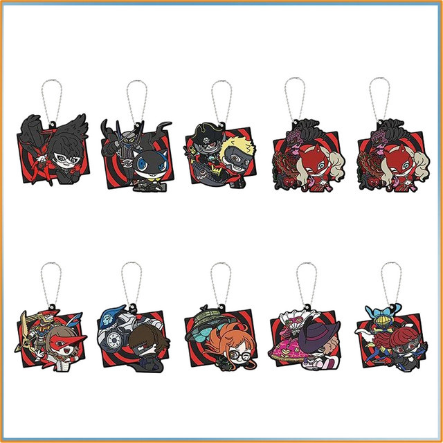 Bandai Persona 5 Royal Gummiband Schlüsselanhänger-Set - Bild 1
