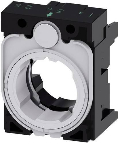 Siemens Halter 3-fach für 3 Module 3SU1500-0AA10-0AA0 in Grau und Schwarz - Bild 1