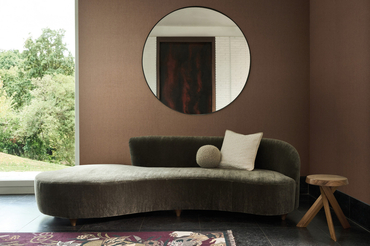 Omexco Tapete Naxi Abstract in Brown als Vlies Tapete - Bild 1