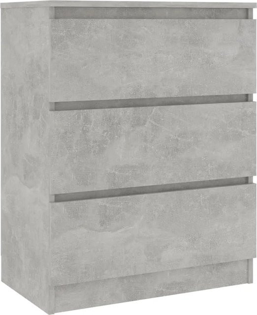 vidaXL Sideboard in Betongrau aus Holzwerkstoff, minimalistisches Design, B/T/H: 60 x 35 x 76 cm - Bild 1