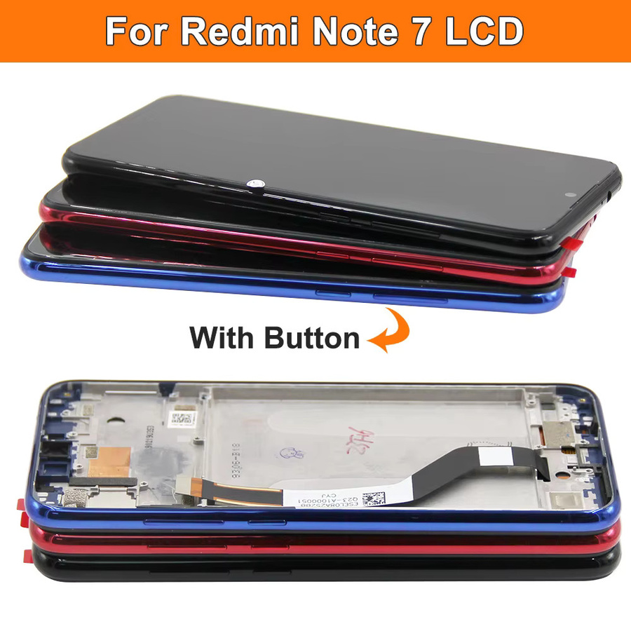 Xiaomi Redmi Note 7 LCD-Display Touchscreen Ersatz in Schwarz, 6,3 Zoll, für Redmi Note 7 Pro m1901f7g m1901f7h - Bild 3
