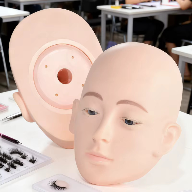 Moje Wimperntrainingskopf aus Silikon, Skin Color, Matt, Unisex - Bild 2