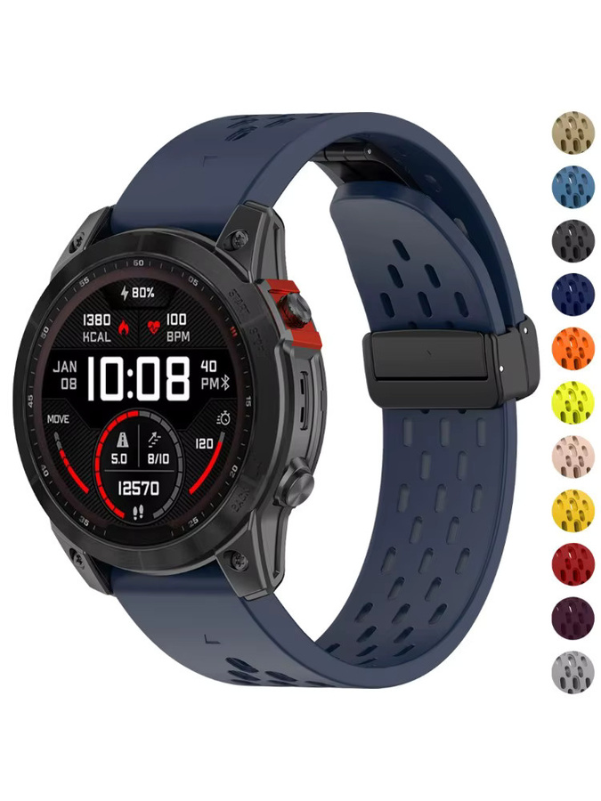 OAKCHARM Uhrenarmband Silikon, 20mm 22mm 26mm - Bild 2