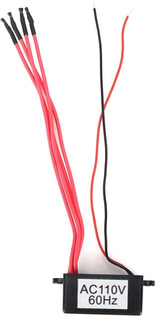 CosyHome Mini Luftreiniger Ionisator mit 4 negativen Ionen, AC110V, Rot - Bild 1