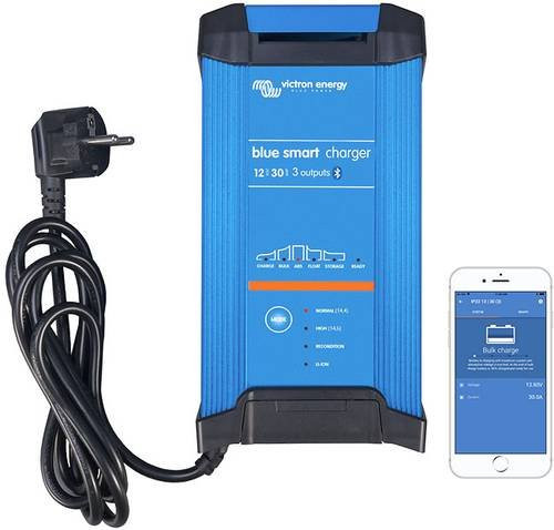 Victron Energy Blue Smart IP65 12/30 Bleiakku-Ladegerät mit Bluetooth 12V und 30A Ladestrom - Bild 1