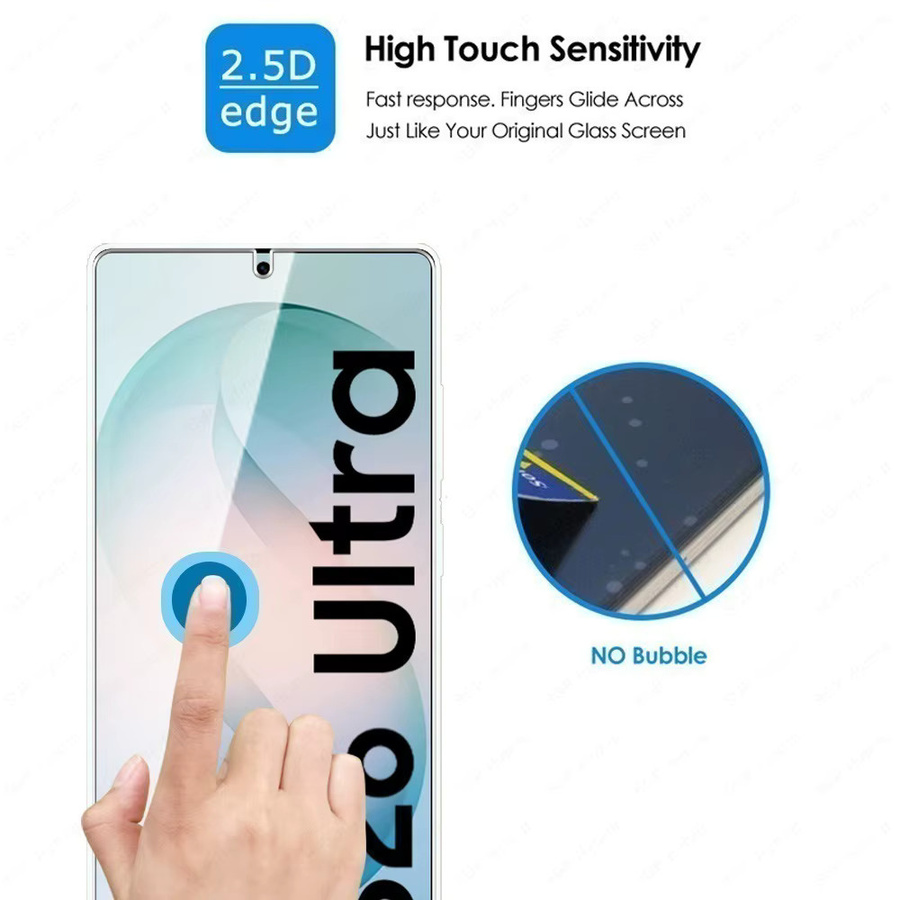 3 Stück DIXSG Ultra HD Vollbild-Displayschutzfolie aus gehärtetem Glas für Samsung Galaxy S26 S25 S24 S23 S22 S21 Ultra Plus FE, transparent und kratzfest - Bild 3
