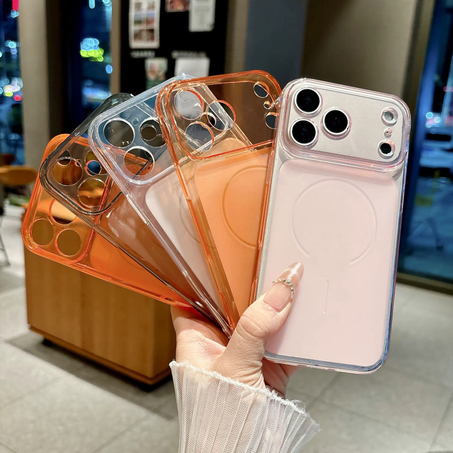 Handyhülle für iPhone 17 Pro Max, 16, 15, 14, 13, 12, 11 mit großem Fenster und Rückseite in Schwarz und Transparent von Lyubomir Kafadarov - Bild 2
