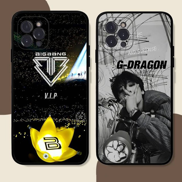 B-BIGBANGs Kpop Handyhülle für iPhone 17 Air 16 15 14 Plus 13 12 Mini 11 Pro Max in Schwarz - Bild 1