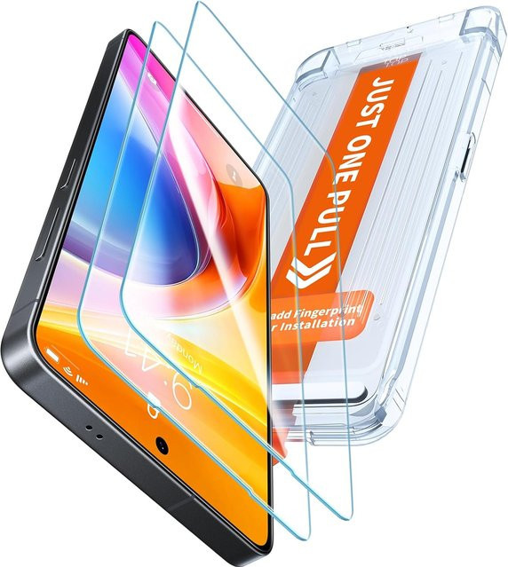 2 Stück Samsung Galaxy S26 Ultra Displayschutzfolien aus gehärtetem Glas, transparent, 9H Härtegrad - Bild 1