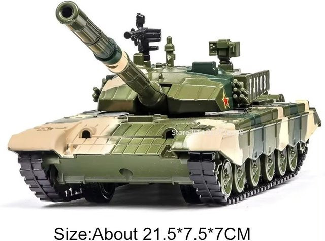 Linyi toy car Ztz-99 T99A Panzer Modell, 1:32, Metall, Sound und Licht, ab 14 Jahren - Bild 1