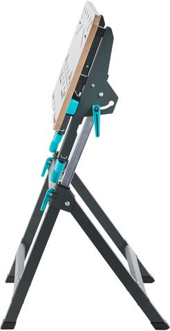 Wolfcraft MASTER 750 ERGO Spann- und Arbeitstisch, höhenverstellbar, Schwarz/Silber - Bild 2