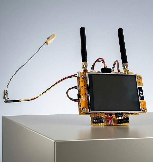 NM-RF-Hat Companion Hat Multi-Band RF Modul für CYD Bruce ESP32-2432S028 mit NRF24, PN532 NFC, CC1101, IR OOK und TF Slot von Heltec Automation - Bild 1