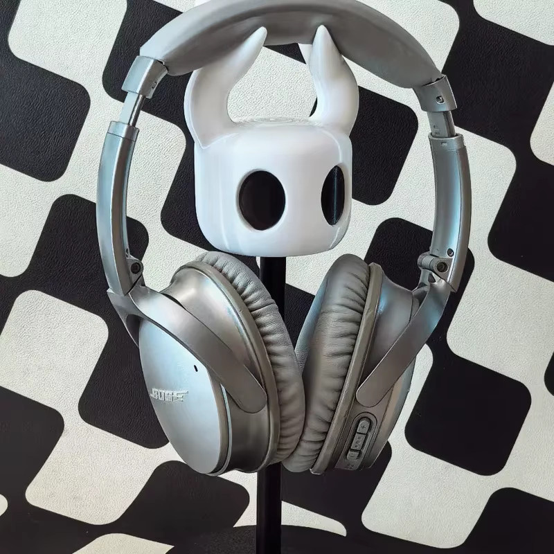 TAKARA TOMY Hollow Knight Kopfhörerhalter aus Kunststoff in Weiß als Schreibtisch-Organizer und Dekorationsfigur - Bild 2
