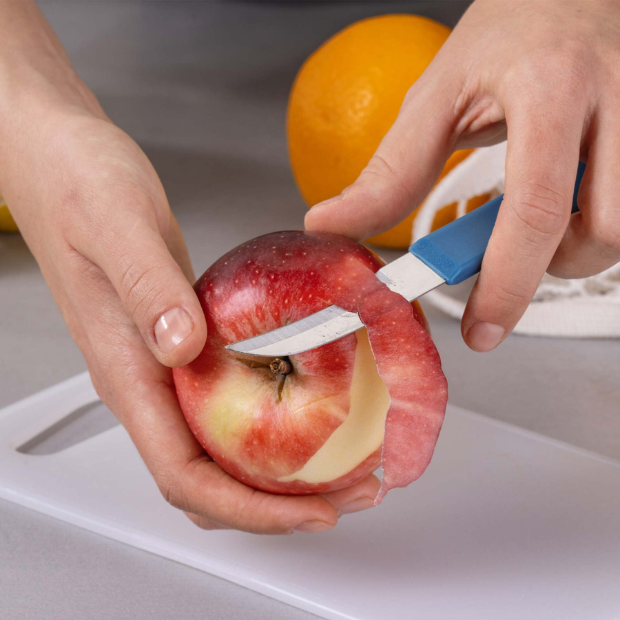 Fackelmann Schälmesser Essential Peeler aus Edelstahl und Kunststoff, blau - Bild 2