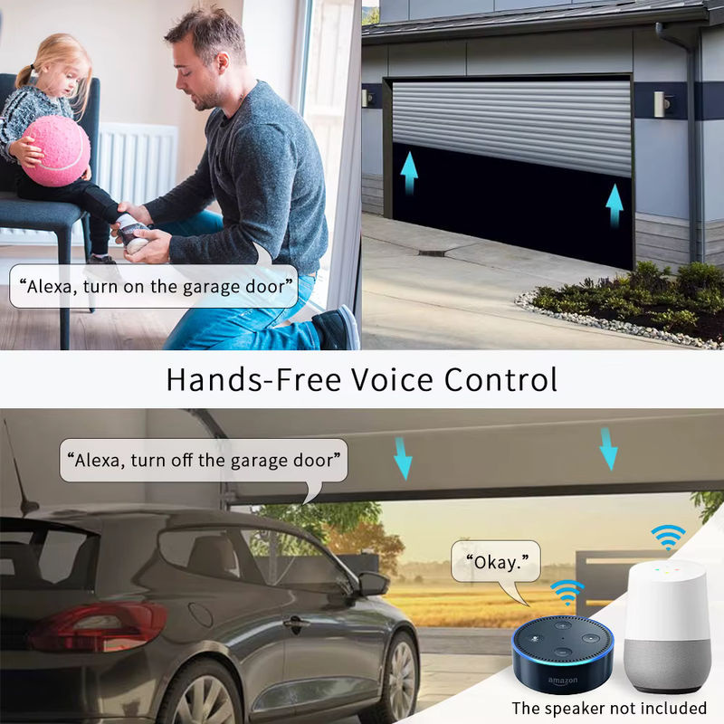 Scimagic-RC Zigbee Trockenkontakt Smart Schalter für Garagentoröffner mit RF433-Modul, 1/2-Kanal DIN-Schienen-Relaisplatine, kompatibel mit Tuya und Alexa - Bild 2
