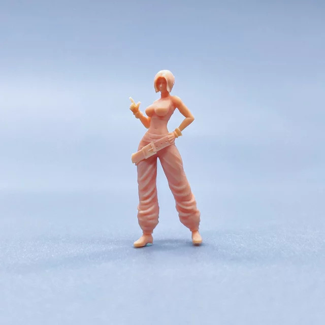 EHCMODEL Blue Mary Miniaturen, Harz, 1/64 1/43 Figuren Maßstab, Ungefärbt - Bild 1