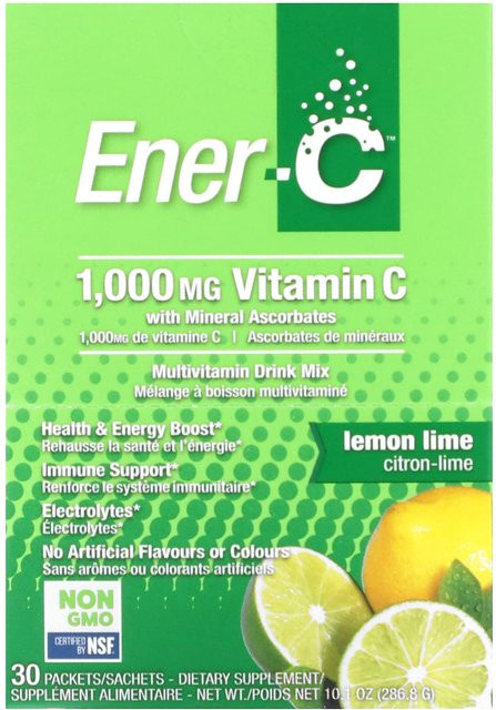 Ener-C, Getränkepulver, Zitronen-Limetten-Geschmack, 30 Beutel - Bild 1