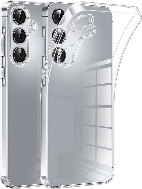 Ultradünne transparente Silikonhülle für Samsung Galaxy S25 S24 S23 S22 S21 Ultra Plus FE A55 A54 A35 A34 A15 A14 A06 A05S A33 A16 A05 - Bild 1