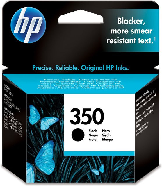HP 350 Tintenpatrone Schwarz für Inkjet-Drucker - Bild 1