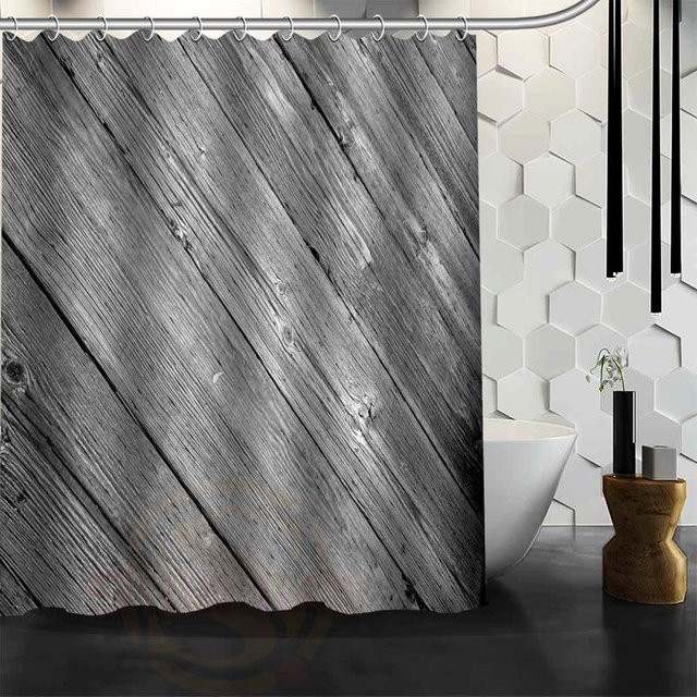 Baifenbai Home Furnishing Duschvorhang Der alte Wald aus wasserdichtem Polyester in Bordeaux, B: 150 cm, H: 200 cm - Bild 1