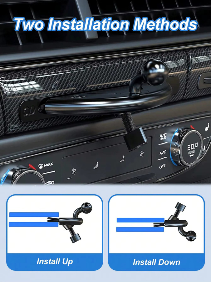 Universelle Telefonhalterung für den Auto-CD-Steckplatz mit 360 Grad Rotation in Schwarz - Bild 4