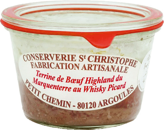 Conserverie Saint Christophe Terrine vom Hochlandrind mit Whisky 270 g - Bild 1