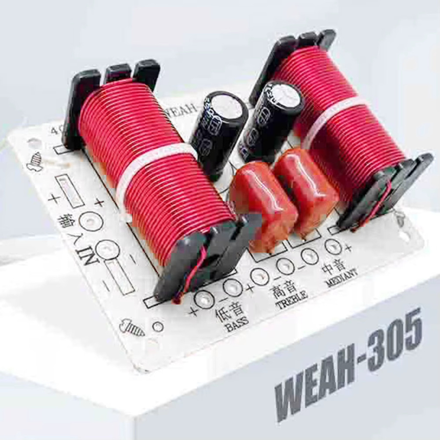 ALLOET 150W 3-Wege-Audio-Frequenzweiche für Höhen, Mittelton und Bass in Multicolour - Bild 2