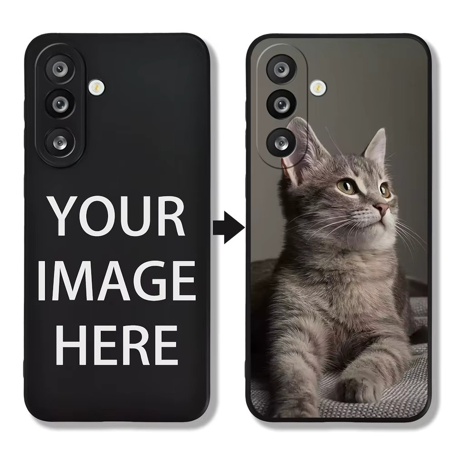 Personalisierte Fotohülle für Samsung Galaxy A20 bis A34 (4G/5G) in Schwarz - Bild 4