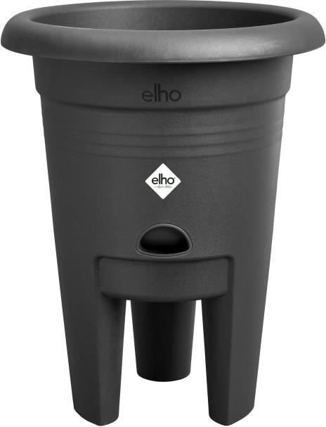 ELHO Erdbeer-Kulturtopf Green Basics Schwarz Ø 33 cm x H 42 cm - Bild 1