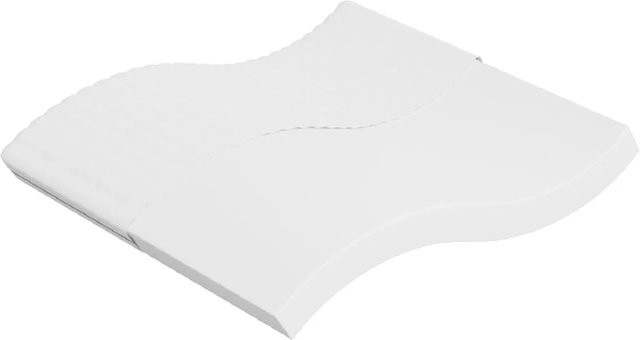vidaXL Matratze aus Comfort-Schaumstoff, mittelweich, weiß, B/T: 200 x 200 cm, Höhe: 16 cm - Bild 1