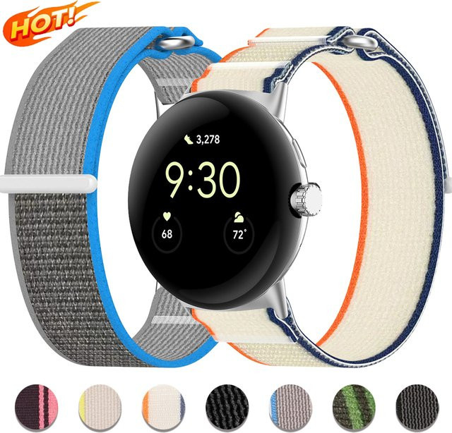 CAOWTAN Armband für Google Pixel Watch, Nylonband, Unisex - Bild 1