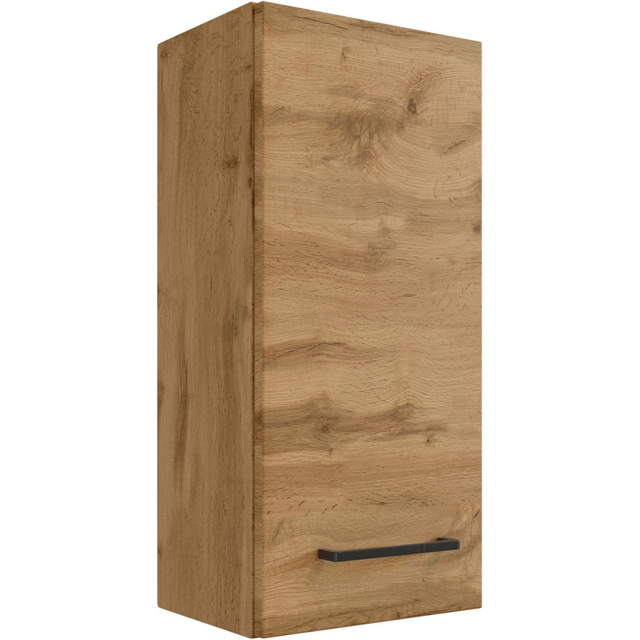 Held Möbel Hängeschrank Florenz für das Badezimmer in Wotaneiche Braun-holzoptik, Breite: 30 cm, Höhe: 64 cm, Tiefe: 20 cm - Bild 2