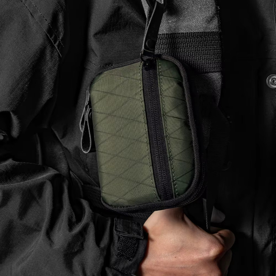 Wasserdichte EDC-Tasche als kleiner Organizer und Werkzeugtasche in Grün - Bild 3