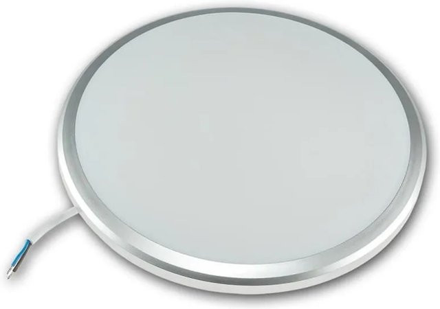 ChiliTec LED Deckenleuchte Acronica 18 CCT in Weiß und Silber, Durchmesser: 27 cm, 18W - Bild 1