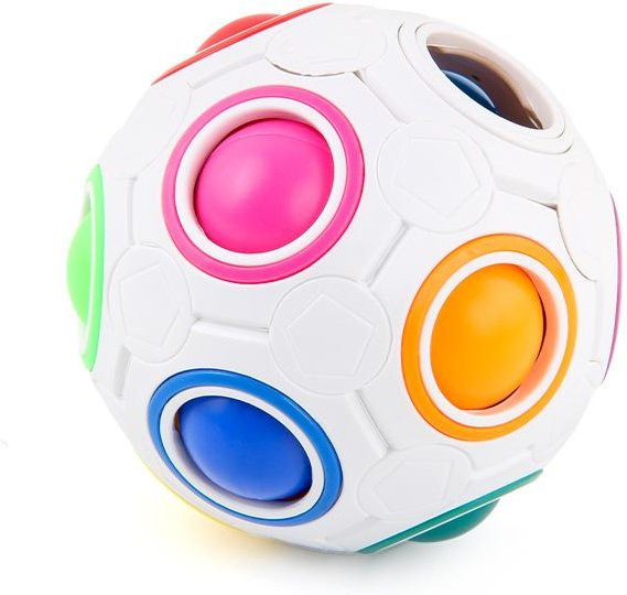 Kidsly Magischer Regenbogen-Puzzleball, Geschwindigkeitswürfel, ab 14 Jahren - Bild 1