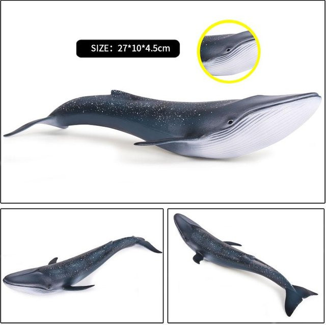 Oenux Meeresleben Actionfiguren Megalodon Beluga Hai Orca Pottwal Blauwal - Bild 1