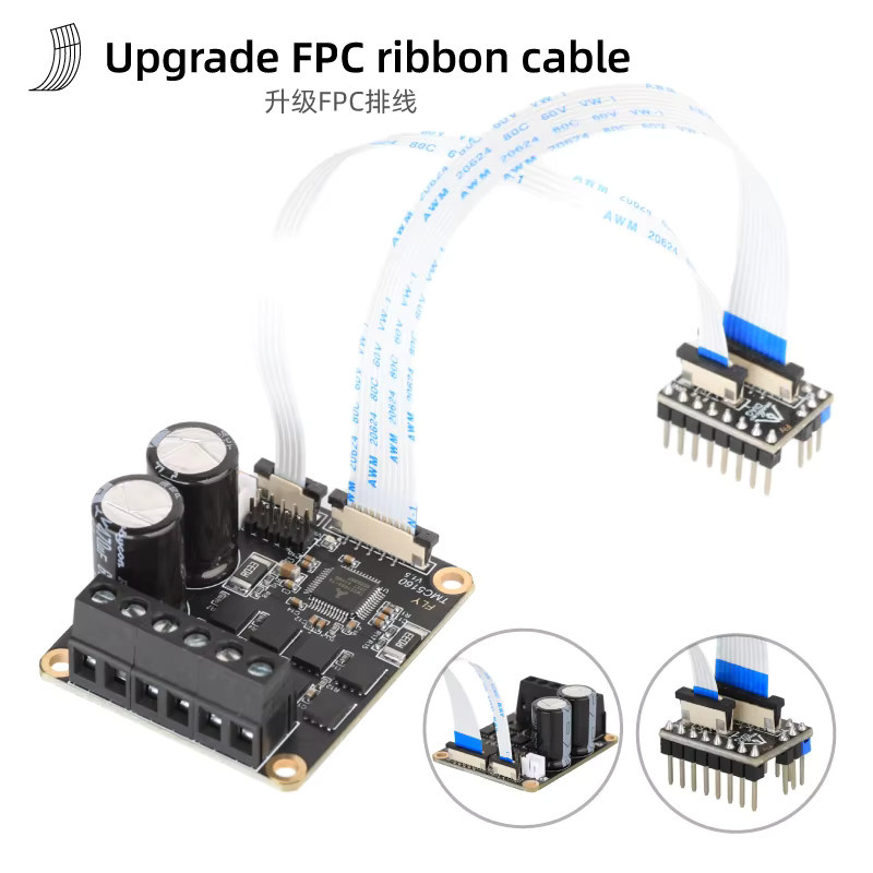 Mellow Fly TMC5160 Pro V1.5 Schrittmotortreiber StepStick SPI Silent für Marlin Klipper RRF 3D-Drucker 24V/48V HV - Bild 3