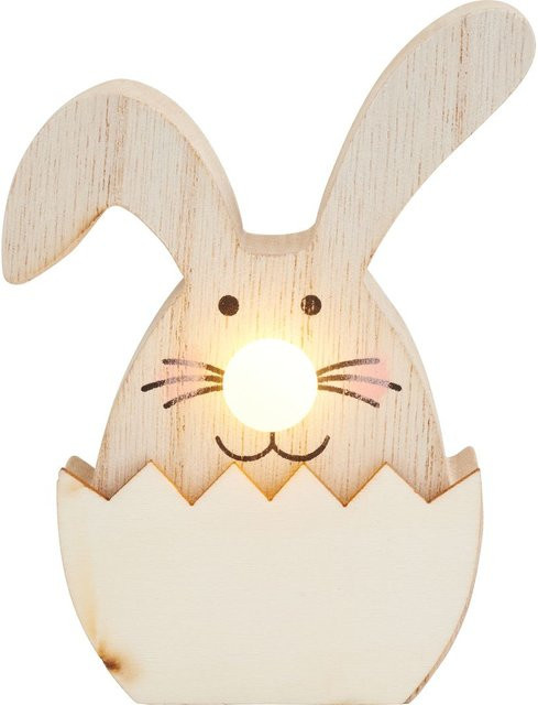 VBS Osterhase Hilda mit LED-Nase in Beige - Bild 1