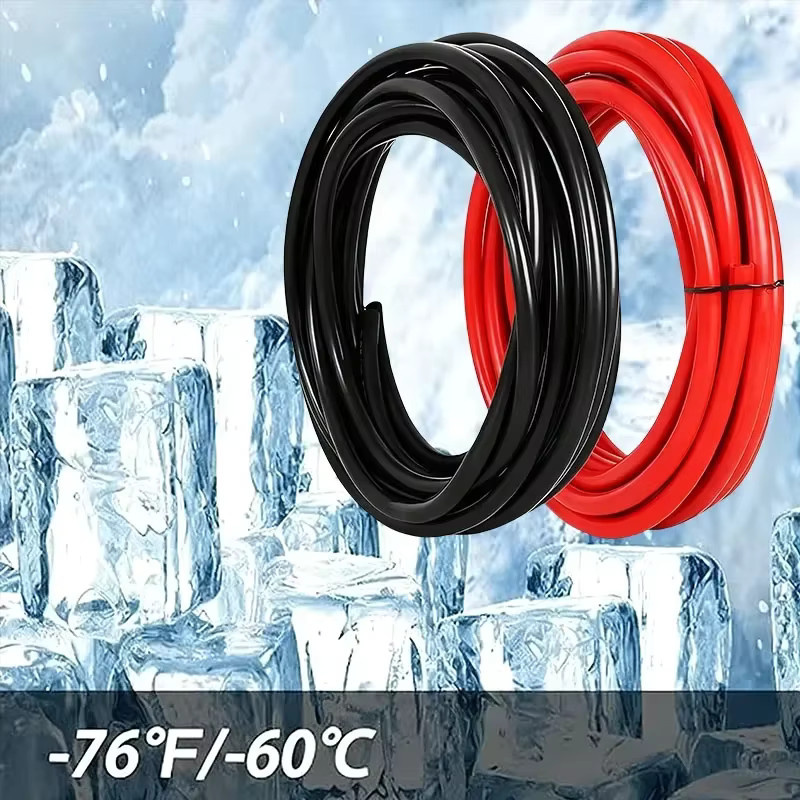 Bytebattle 2 AWG Silikonkabel 2 Gauge Zinn-Kupfer-Draht in Rot oder Schwarz, flexibles Hochtemperaturkabel für Automobil, Marine und Solaranlagen - Bild 5