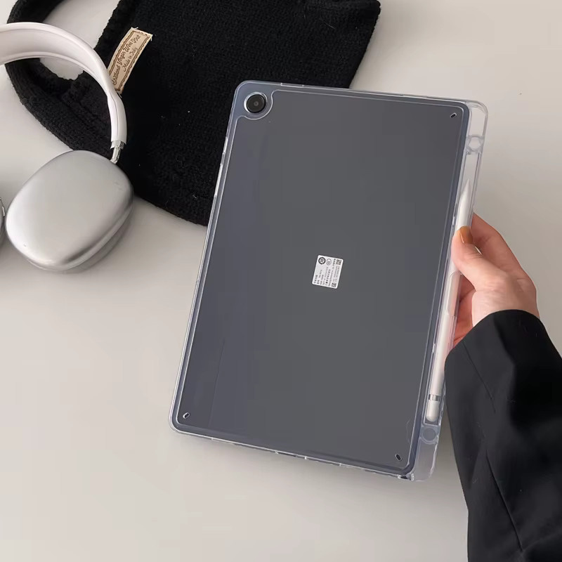 Samsung Schutzhülle mit Stifthalter in Transparent für Galaxy Tab S9, S8, S7, S6 Lite, S10, A9 Plus, A8 und weitere Modelle - Bild 4