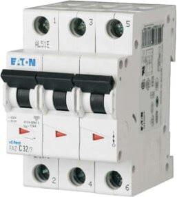 Eaton Leitungsschutzschalter B 16A, 3-polig FAZ-B16/3, weiß - Bild 1
