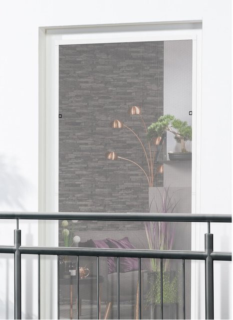 Hecht International Insektenschutz-Fensterbausatz COMPACT XL flächenbündig, Farbe: Weiß, Breite: 130 cm, Höhe: 220 cm - Bild 1