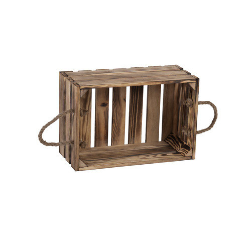 iWerk Holzkiste braun-geflammt B/H/L: 27 x 18 x 40 cm - Bild 2
