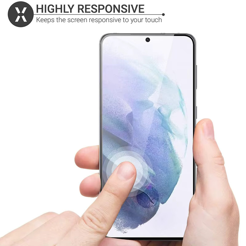 4er-Set gehärtetes Glas Displayschutz für Samsung Galaxy S24 Ultra, S23, S22, A54, A14, A13, A53, A34 5G und A70, A51, A32, transparent - Bild 2