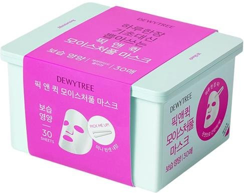 DEWYTREE Pick and Quick Moisture Full Mask Sheet, 30 Stück, 360g - Bild 1
