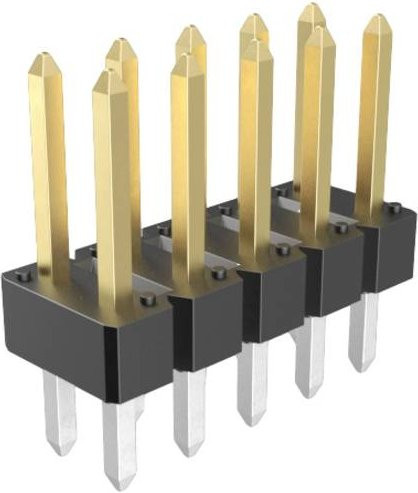 Amphenol Stiftleiste Standard 77313-118-10LF in Gold - Bild 1