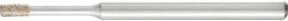 PFERD CBN-Schleifstift Zylindrisch B126 Silber Durchmesser: 2,0 mm, Schaft-Durchmesser: 3 mm zum Schleifen von Bohrungen und Radien - Bild 1