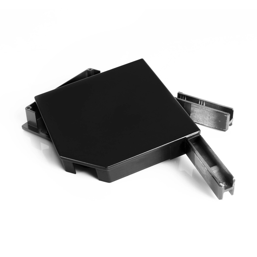 Avosdim Alu Blendkappen 45 Grad in Schwarz RAL 9005 mit 16,5 cm Durchmesser - Bild 2