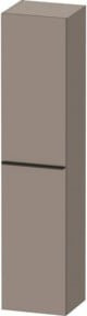 Duravit Hochschrank D-Neo Wandhängend, 1 Tür mit 5 Regalböden, Schwarz/Grau, B: 40 cm, T: 36 cm, H: 176 cm - Bild 1