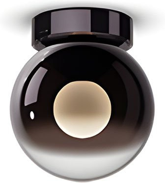 Occhio Luna Piena 125 Up LED-Deckenleuchte Phantom in Schwarz mit Tunable White (2700K - 4000K) und Dimmer - Bild 1